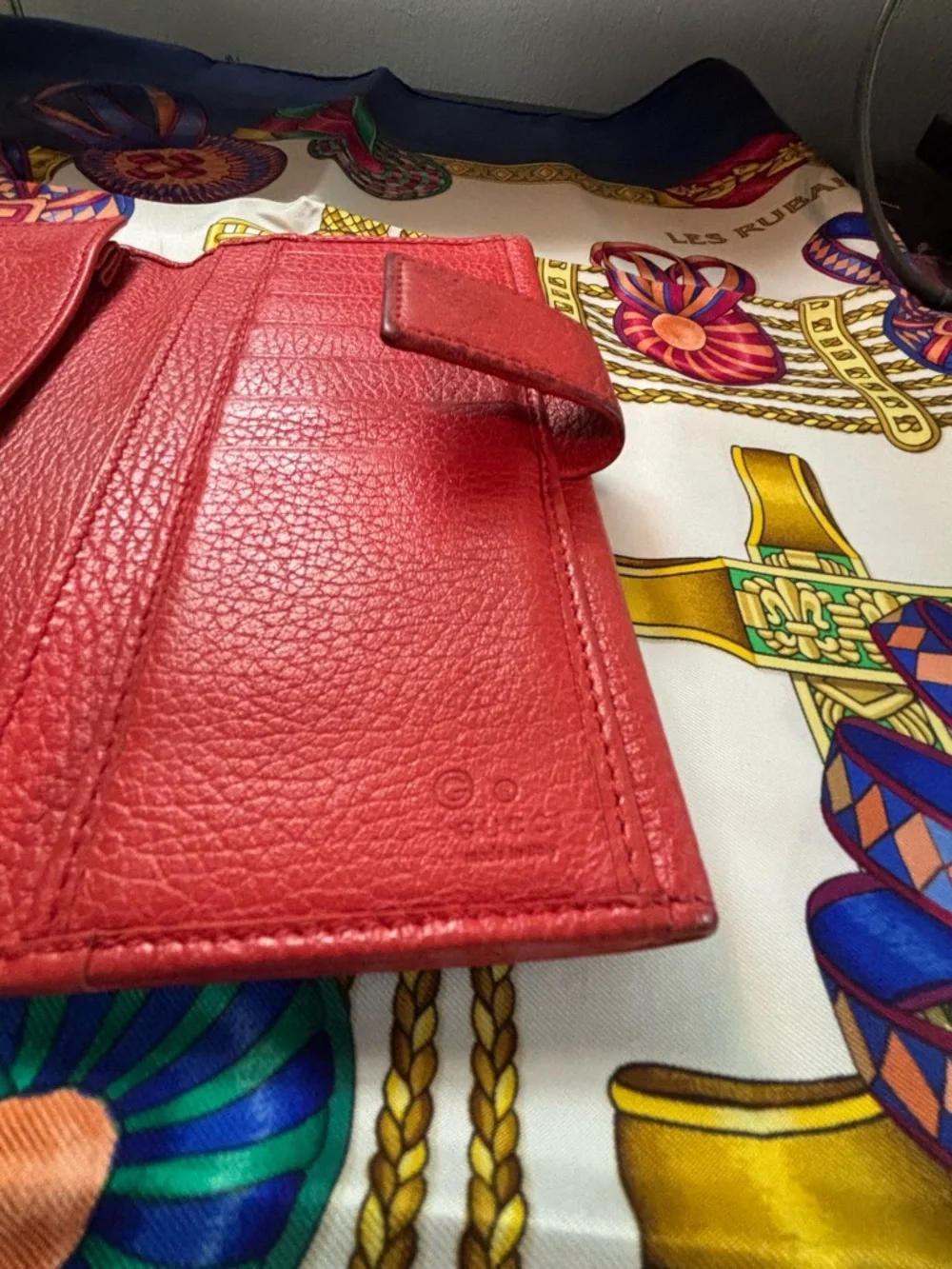 Stunning Gucci Studded Soho Continental Wallet – Red Leather - Picture 10 of 13